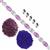 925 Sterling Silver,  White & Purple Selenite Rice Bead Project With Downloadable Instructions By Mark Smith