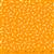 Posy Mod Star On Orange Fabric 0.5m