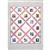 Bird of the Month Pink Double Irish Chain Quilt Kit: Instructions, Panel & Fabric (5.5m)