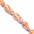 Papaya Freshwater Cultured Baroque Pearls Approx 12-18mm, 38cm Strand