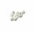 JM Essential 925 Sterling Silver Butterfly Earring Backs, 5x3mm, 5 Pairs 
