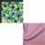 Garden Passion Leafy Fruit on Blue with Lavender Fabric Bundle (1m)