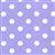 White Polka Dots on Lilac Cotton Poplin Fabric FQ