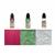 Cosmic Shimmer Pearl Tints - Set of 3 -White Whisper, Heary Red & Racing Green.