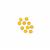 Preciosa Ornela Lemon Travetin Table Cut Beads, 15mm (10pk)