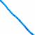 110cts Stabilized Turquoise (Sleeping Beauty Blue), Round Bead, 6mm, 38cm Strand