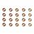 Rose Gold Plated Base Metal Spacer Beads, 6x4mm, 20pcs