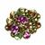 Preciosa Ornela Crystal California Meadows Ripple Beads Approx. 12mm (25pcs)