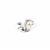 925 Sterling Silver Squirrel Pendant Approx 20x13mm With White Freshwater Cultured Pearls