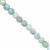 190cts Larimar Smooth Round Approx 3 to 5mm, 100cm Strand