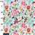 Multi Floral Digital Embroidery Fabric 0.5m