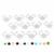 12 Months of 925 Sterling Silver Birthstone Star Adjustable Ring Mounts with Multi Gemstone Approx 5mm