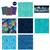 Jason Yenter The Dazzle Quilt Kit: Fabric (13mts) & Pattern - Blue