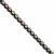 55cts Black Mystic Color Coated Hematite Smooth Bicones Approx 3.5mm, 30cm Strand 
