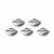 Cymbal Polonia - GemDuo Side Bead - Antique Silver Plated (5pk)