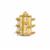 Gold Plated Base Metal Bamboo Clasp