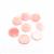 Pink Carved Shell Shaped Fully Drilled Shell Pearl Approx 12mm, 8pcs