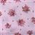 Floral Story Rose On Pink Fabric 0.5m - Sewing Street exclusive