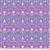 Kaffe Fassett X William Morris Collection Granada Purple Cotton Lawn Fabric 0.5m