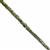 1.80cts Green Diamond Graduated Faceted Pipe Approx 1 to 2mm, 8cm Strand with Spacers