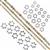 Golden Rutile Quartz, Silver Plated Base Metal Star Shaped Halo Project With Downloadable Instructions By Linda Brumwell