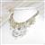 Golden Rutile Quartz, Silver Plated Base Metal Star Shaped Halo Project With Downloadable Instructions By Linda Brumwell