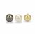 White South Sea, Golden South Sea & Tahitian Triology Drilled Pearl, Approx 8x9mm (Pack of 3)