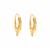 Gold 925 Sterling Silver Leverback Earrings Approx 20x11mm, 1 Pair 