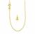 Gold Plated 925 Sterling Silver Cable Chain With Bail Peg, Approx 14x5mm, 18inch 