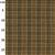 Small Tan Poly Wool Checks Fabric 0.5m