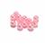 Pink Glass Pearl, Approx 4mm (12pcs)