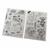 Fish Stamps Set of 2 - Fish & Under The Sea Background, 30 Stamps Total