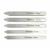 Flat Nose Sunray Steel Punches, 4-12mm, Set of 5