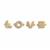 Gold Plated Base Metal ‘LOVE’ Letters Approx 8mm