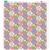 Hexie Floral Fabric Rectangle Fabric Panel 47cm x 55cm