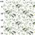 Olive Branches on Ecru Cotton Canvas Prints Fabric 0.5m