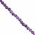25ct Amethyst Plain Round, Approx 4mm 32cm Strand With Downloadable Instructions By Alison Tarry
