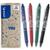 FriXion Clicker Pack of 4 Pens - Black, Blue, Red & Green 0.7mm