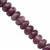 158cts Lepidolite Smooth Rondelle Approx 7.5x4 to 8x4.5mm, 30cm Strand