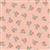 Henry Glass Tarrytown Tiny Spray on Pink Fabric 0.5m