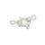 925 Sterling Silver Brushed Effect Clasp, Approx 12mm