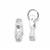 Silver Plated Base Metal Dragon Head Clasp