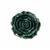 50cts Olmec Type A Jadeite Carved  Flower Pendant  Approx40mm, 1pc 