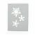 Creative Expressions Snowflake Sparkle Companion Colouring Stencil 6 in x 8 in