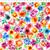 Sew Spring Collection Large Flowers Bright Fabric 0.5m