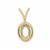 Gold Plated 925 Sterling Silver Oval Pendant Mount (To fit 7x5mm gemstones) Inc. 0.03cts White Zircon Brilliant Cut Round 1.75mm - 1Pcs