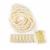 White Freshwater Cultured Potato Pearls, Gold 925 Sterling Featherweight Head Pins & Space
