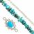 925 Sterling Silver, Turquoise & White Pearl Project With Downloadable Instructions By Carol Vickers