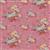 Tilda Chic Escape Wildgarden Pink Fabric 0.5m