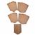 Mini MDF Bunting - Spearhead pack of 24